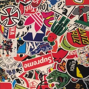 3 Random on brand stickers